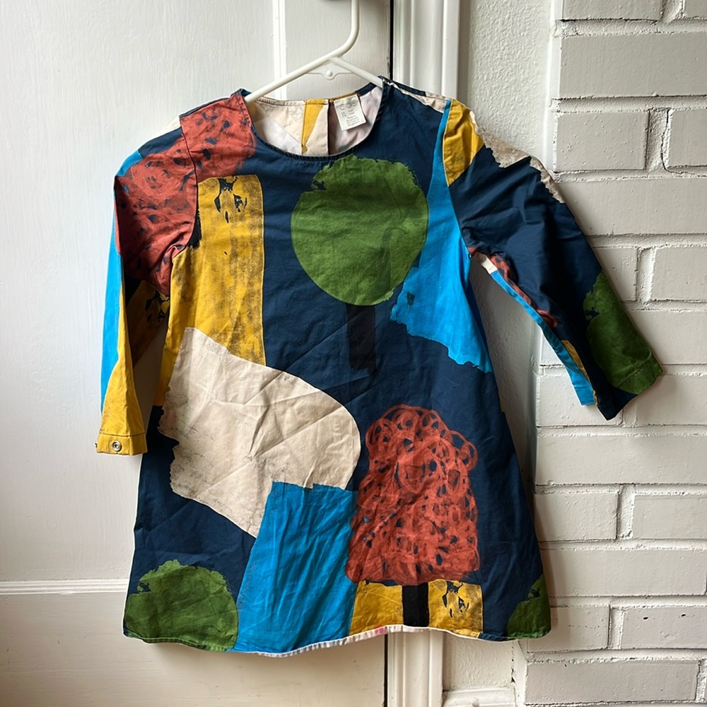 COS abstract dress 4-6y
